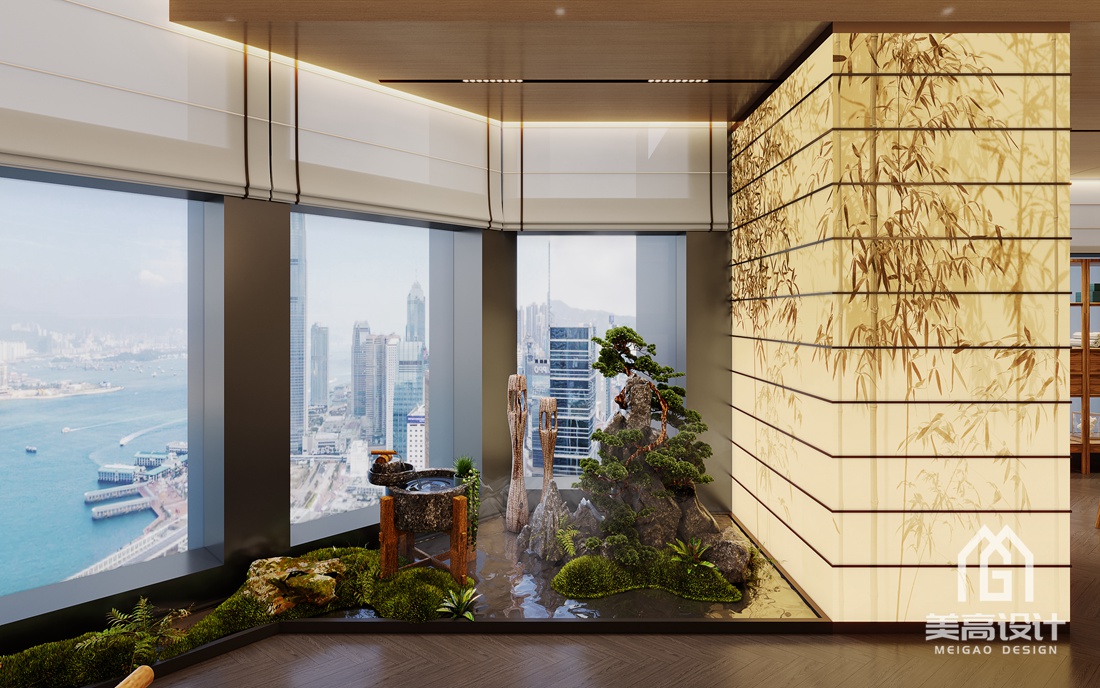 广州办公室设计案例-餐厅小景