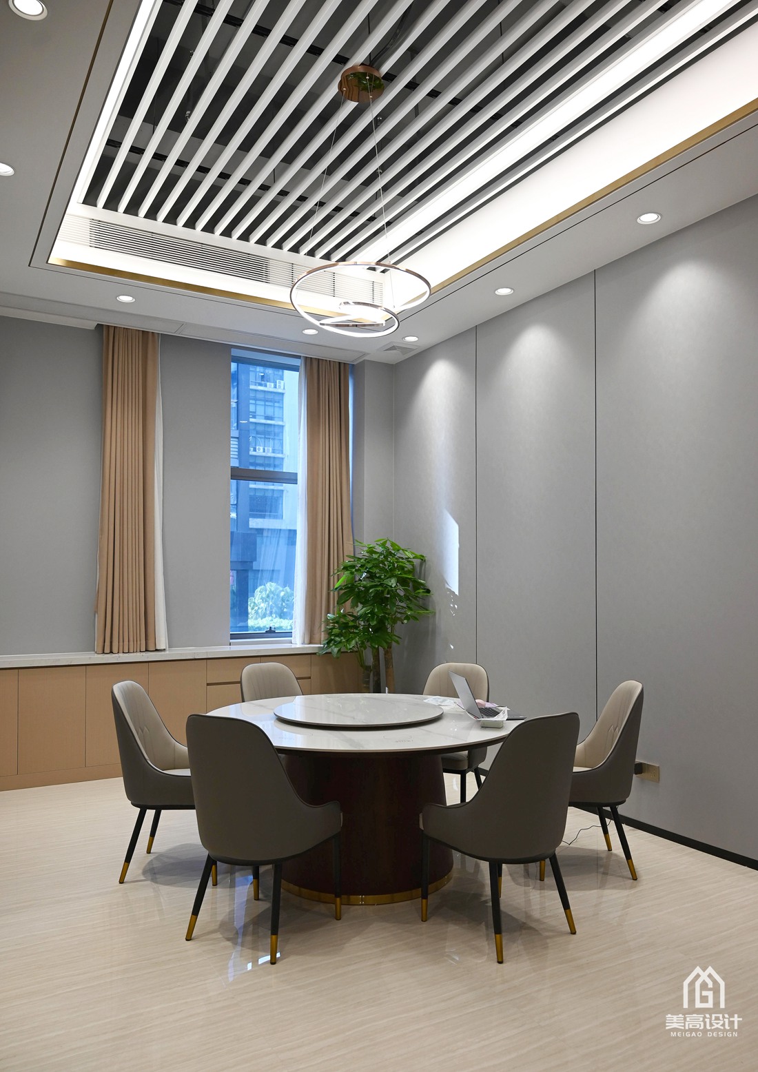 零壹科技园员工食堂设计完工实景照 零壹科技园员工食堂设计完工实景照