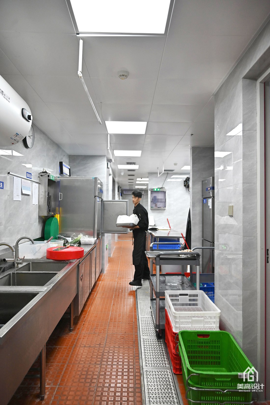 零壹科技园员工食堂后厨设计完工实景照 零壹科技园员工食堂后厨设计完工实景照