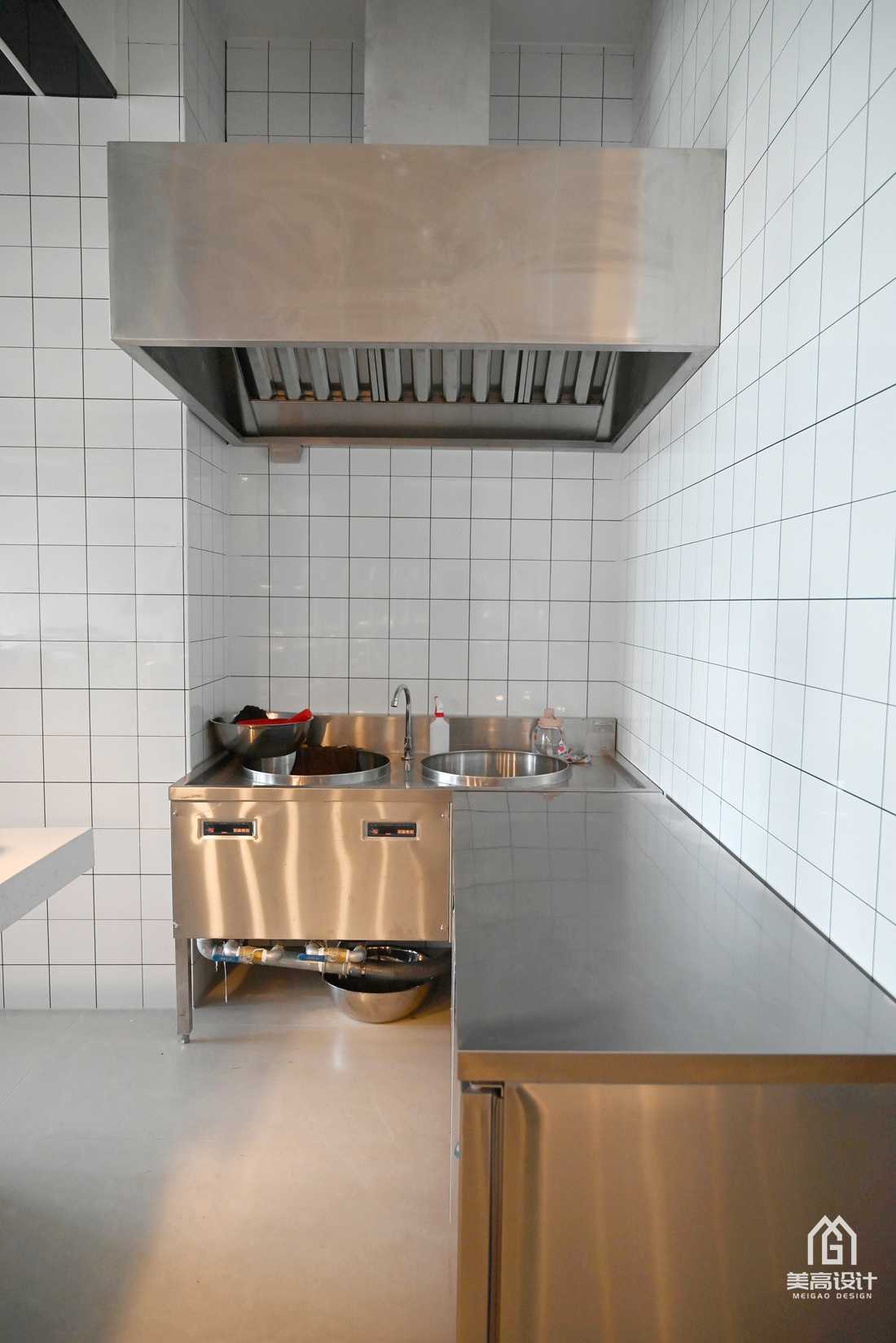 零壹科技园员工食堂后厨设计完工实景照 零壹科技园员工食堂后厨设计完工实景照