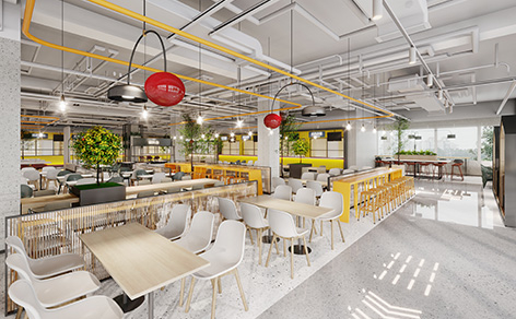 【视频】海口经院食堂:活力空间沉浸式体验