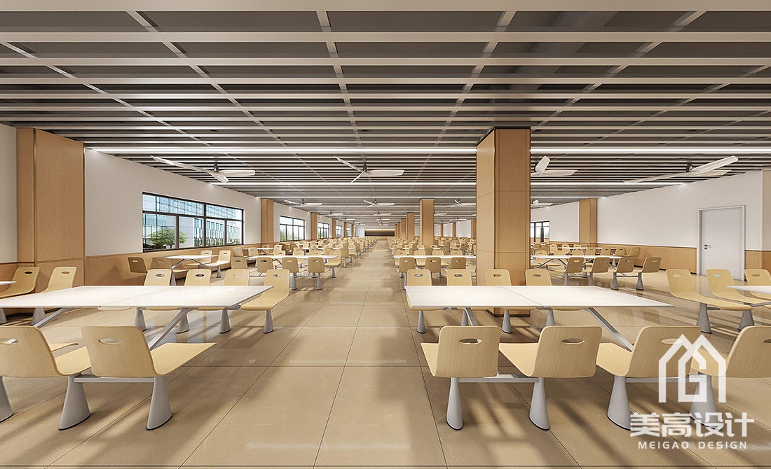 惠州企业员工餐厅装修效果图-就餐大厅.jpg 惠州企业员工餐厅装修效果图-就餐大厅.jpg