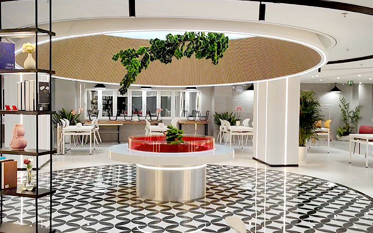 达仁堂员工餐厅实景 | 现代人文空间体验