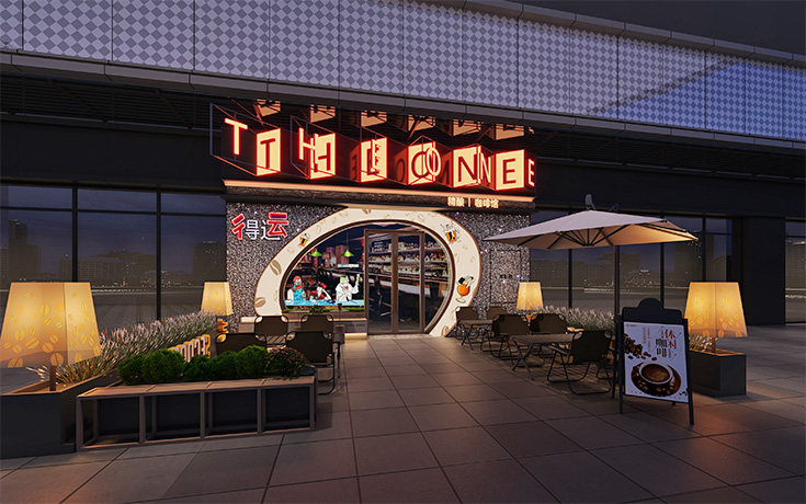 广州清吧门面设计 | THE ONE 得运网红酒吧门头设计