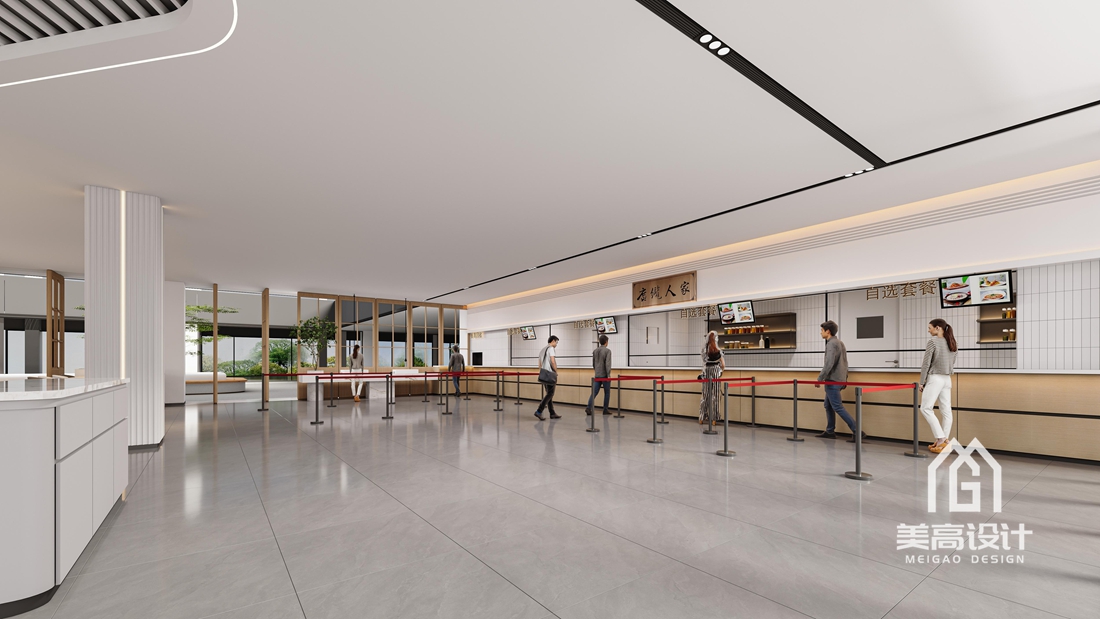 职工食堂装修设计效果图