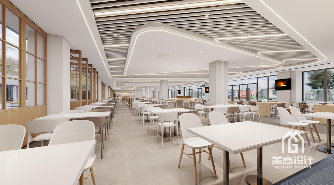 职工食堂装修设计效果图