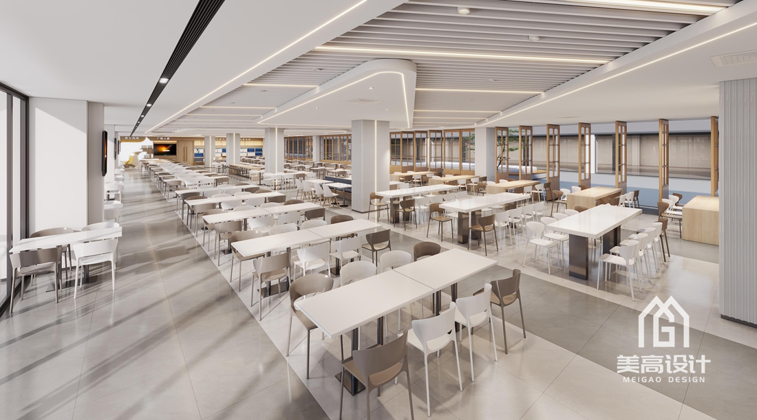 职工食堂装修设计效果图