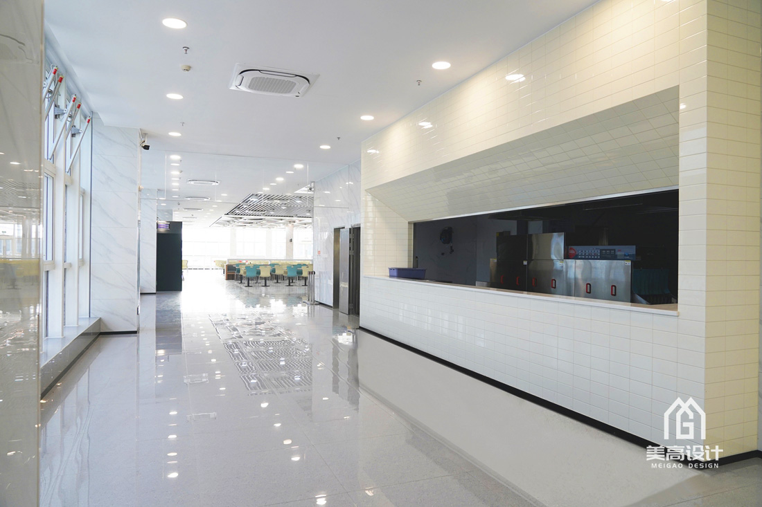 公牛集团员工食堂装修实景图