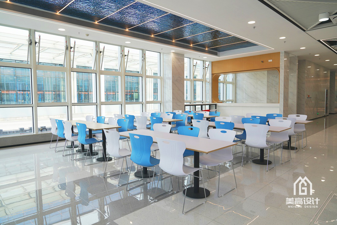 公牛集团员工食堂装修实景图