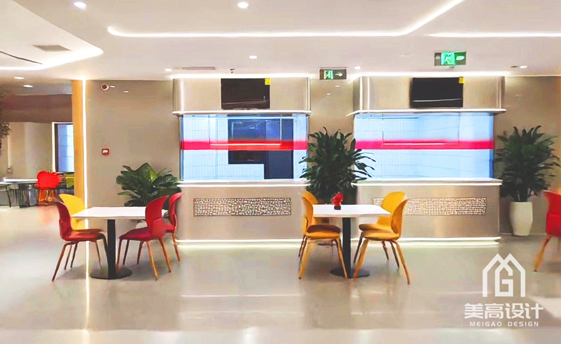 津药达仁堂·员工餐厅装修设计完工实景照