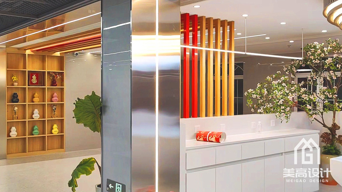 津药达仁堂·员工餐厅装修设计完工实景照