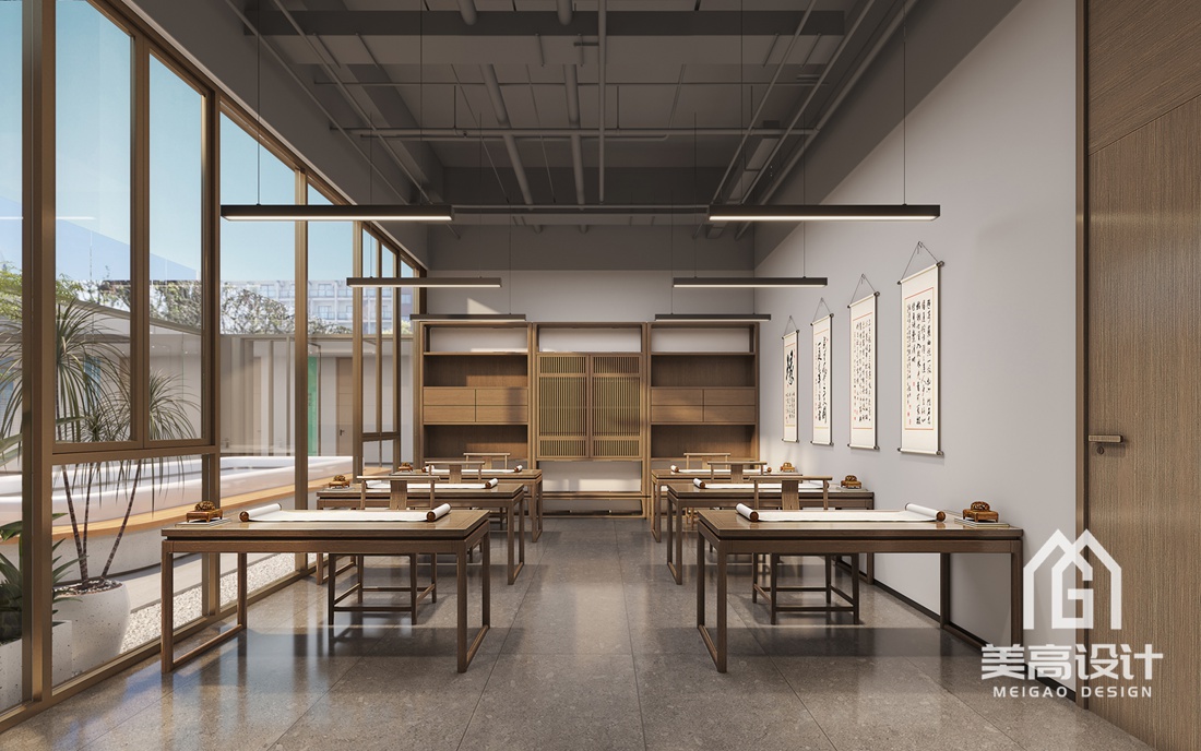 阳光学院滨海校区 7 号楼食堂设计-三楼