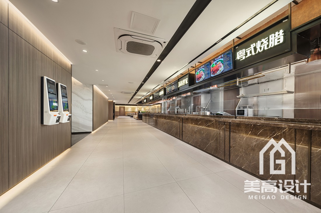 广州员工餐厅装修实景图 广州员工餐厅装修实景图
